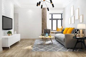Living Room in 3 BHK Builder Floor at Sector 1 Greater Noida – for Sale