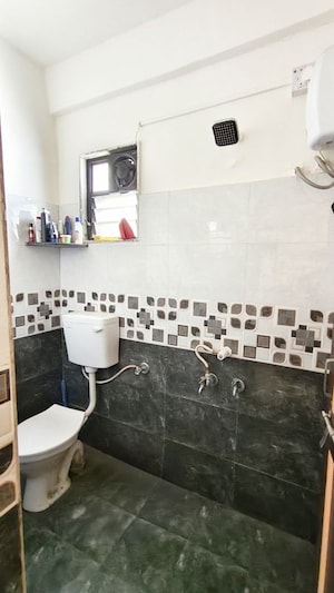 Bathroom in 1 RK Independent House at Anand Park, Wadgaon Sheri – for Rent