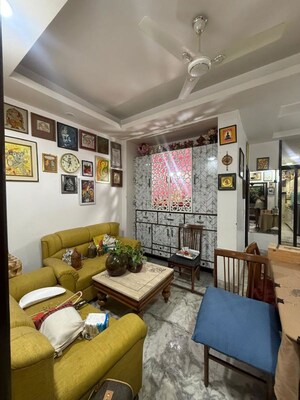 Living Room in 2 BHK Builder Floor at Kalkaji – for Rent