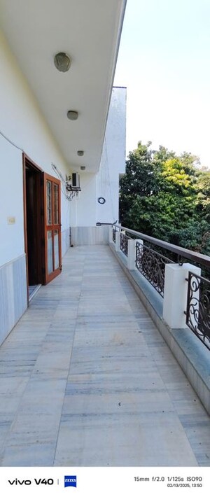 Balcony in 3 BHK Builder Floor at Defence Colony – for Rent
