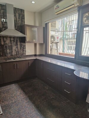 Kitchen in 3 BHK Builder Floor at Defence Colony – for Rent