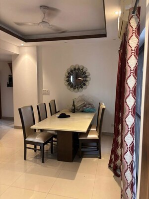 Dining area in 3 BHK Apartment at Unitech Escape, Sector 50 – for Rent