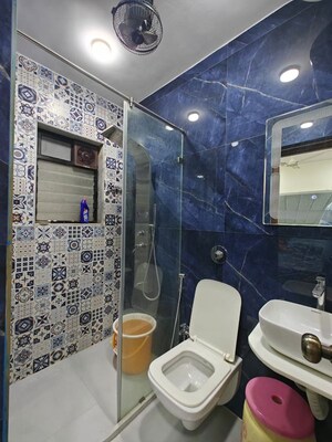 Attached Bathroom in 2 BHK Apartment at Arihant CHS Khar West, Khar West – for Rent