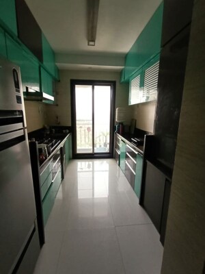Kitchen in 4 BHK Apartment at Kesar Exotica, Kharghar Sector 10 – for Rent