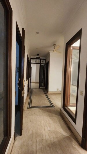 Building Lobby in 4 BHK Builder Floor at Vasant Vihar – for Rent