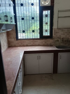 Kitchen in 3 BHK Builder Floor at Shivalik Colony – for Rent
