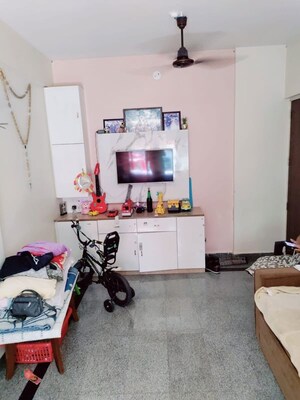 Living Room in 1 BHK Apartment at Blue Pear, Dahisar West – for Rent