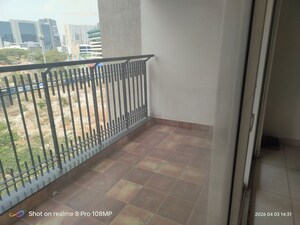 Balcony in 4 BHK Apartment at Prestige High Fields Gachibowli, Gachibowli – for Rent