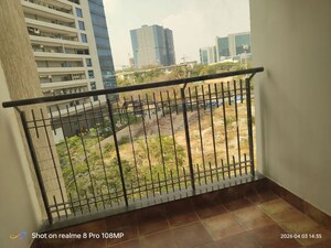 Balcony in 4 BHK Apartment at Prestige High Fields Gachibowli, Gachibowli – for Rent