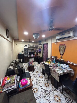 Living Room in 2 BHK Apartment at Ghanshyam Complex, Dombivli West – for Sale