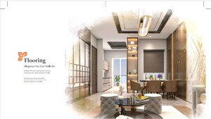 Living Room in 3 BHK Builder Floor at Ganga Kashi Residences, Sector 89 – for Sale