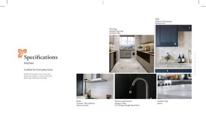 Floor Plan in 3 BHK Builder Floor at Ganga Kashi Residences, Sector 89 – for Sale
