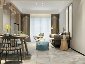 Living Room in 4 BHK Apartment at Godrej Samaris, Sector 53 – for Sale