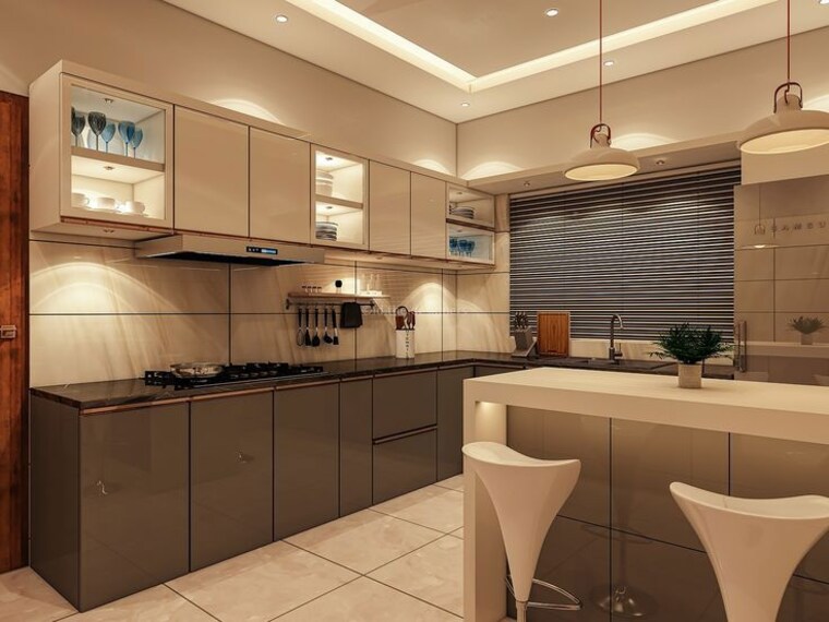 Kitchen, anand niketan 3 Bedroom 236 Sq.Yd. Builder Floor In Anand Niketan Delhi 10413385