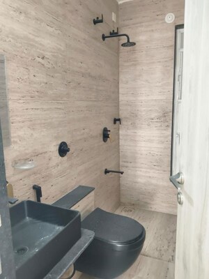 Bathroom in 3 BHK Apartment at Unique K Shire, Punawale – for Rent