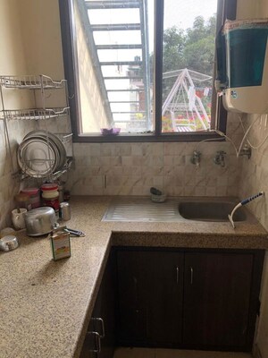 Kitchen in 1 RK Apartment at Sector 15 – for Rent