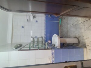 Bathroom in 1 BHK Builder Floor at Malviya Nagar – for Rent