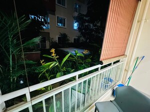 Balcony in 2 BHK Apartment at Brigade Bricklane, Jakkuru – for Rent