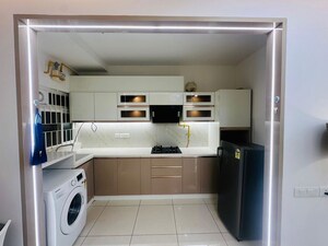 Kitchen in 2 BHK Apartment at Brigade Bricklane, Jakkuru – for Rent