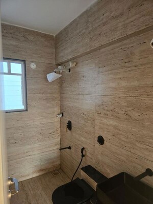 Bathroom in 3 BHK Apartment at Unique K Shire, Punawale – for Rent