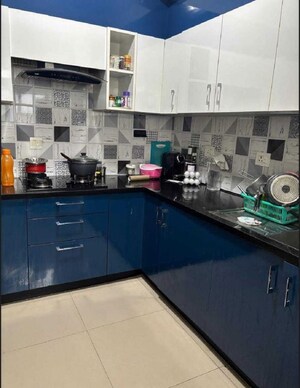 Kitchen in 2 BHK Apartment at Mantri Webcity, Hennur – for Rent