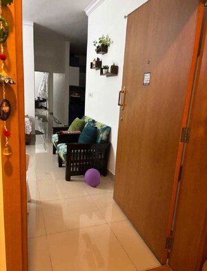 Living Room in 2 BHK Apartment at Mantri Webcity, Hennur – for Rent