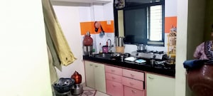 Kitchen in 3 BHK Apartment at Abhishek CHS Thakurli, Thakurli – for Rent