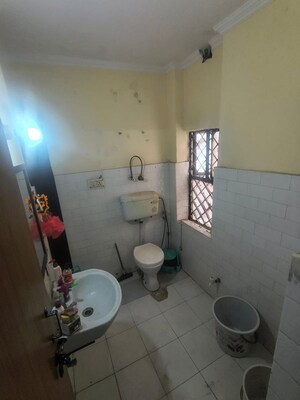 Bathroom in 2 BHK Builder Floor at Kalkaji – for Rent