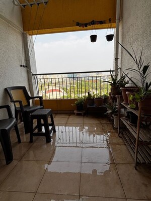 Balcony in 2 BHK Apartment at Pristine Equilife Homes, Mahalunge Ingale – for Rent