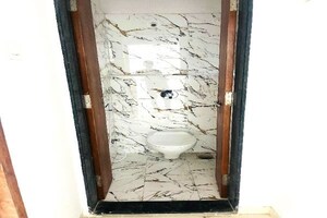 Bathroom in 1 BHK Apartment at Satyam Shivam Apartment, Sainath Nagar – for Rent