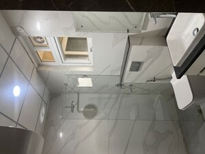 Bathroom in 3 BHK Independent House at Maya Green Lotus Utsav, International Airport Road – for Rent