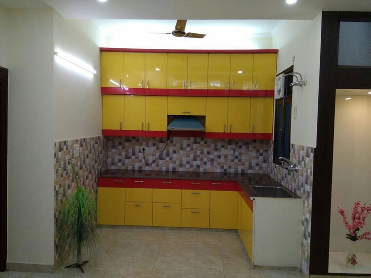 Kitchen, divya-angels 3 Bedroom 1300 Sq.Ft. Builder Floor In Indrapuram Ghaziabad 10413837