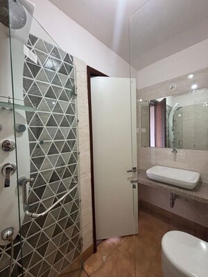 Bathroom in 2 BHK Apartment at Paradise Sai Symphony, Kharghar – for Rent