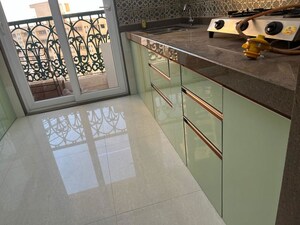 Kitchen in 2 BHK Apartment at Arihant Aalishan, Kharghar – for Rent
