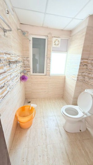 Bathroom in 3 BHK Apartment at Amrapali Kingswood, Sector 4 Greater Noida – for Rent
