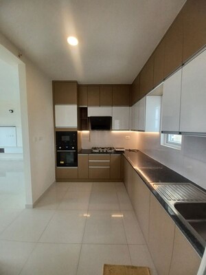 Kitchen in 3 BHK Apartment at Godrej Aqua, International Airport Road – for Rent