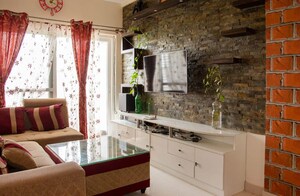 Living Room in 2 BHK Apartment at Mahaveer Celesse, Hunasamaranahalli – for Rent