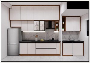 Bedroom in 2 BHK Apartment at Puravankara Purva Atmosphere, Thanisandra Main Road – for Rent