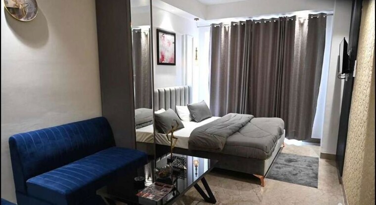Living Room, preet colony 1 Bedroom 450 Sq.Ft. Apartment In Preet Colony Zirakpur 10414114