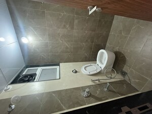 Bathroom in 1 BHK Apartment at Vilas Javdekar Yashone Eternitee, Hinjewadi – for Rent