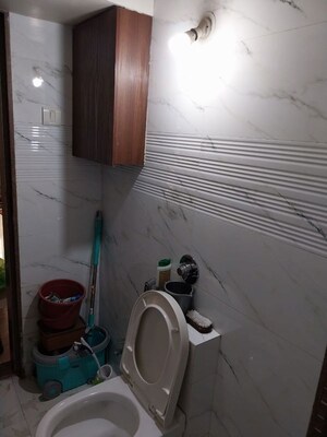 Bathroom in 2 BHK Apartment at Neelkanth Greens, Manpada – for Rent