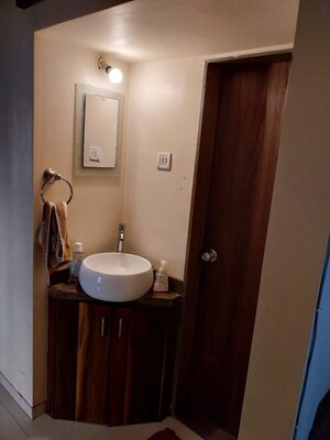 Bathroom in 2 BHK Apartment at Neelkanth Greens, Manpada – for Rent