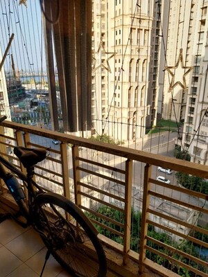 Balcony in 2 BHK Apartment at Neelkanth Greens, Manpada – for Rent
