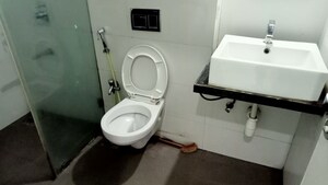 Bathroom in 2 BHK Apartment at Rustomjee Azziano Wing I, Thane West – for Rent