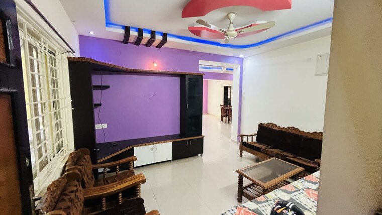Living Room, fortune-nest 2 Bedroom 1400 Sq.Ft. Apartment In Miyapur Hyderabad 10414188