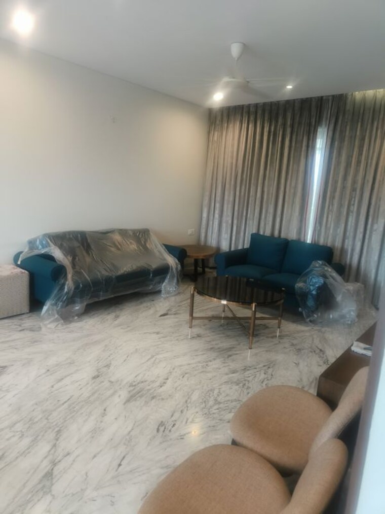 Living Room, kasturi-epitome 4 Bedroom 2500 Sq.Ft. Apartment In Wakad Pune 10414207