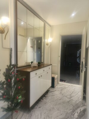 Living Room in 4 BHK Apartment at Kasturi Epitome, Wakad – for Rent