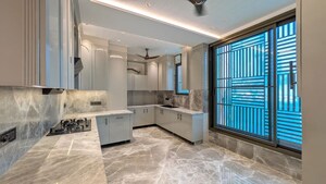 Kitchen in 4 BHK Builder Floor at Defence Colony – for Rent