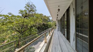 Balcony in 4 BHK Builder Floor at Defence Colony – for Rent