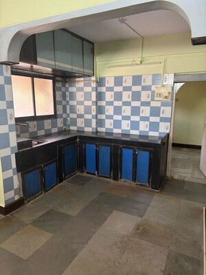 Kitchen in 1 RK Apartment at Om Surya CHS Dombivli, Dombivli West – for Rent
